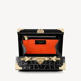 Trunk Black Velvet & Croc