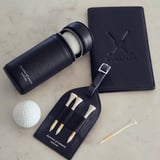 Golf Tee Holder Navy Pebble
