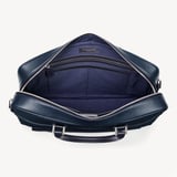 Mount Street Laptop Briefcase Navy Pebble