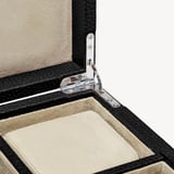 Reporter Four Piece Watch Box Black Pebble