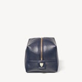 London Makeup Bag Navy Pebble