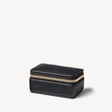 Small Travel Jewellery Case Black Pebble