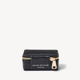 Small Travel Jewellery Case Black Pebble
