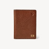 ID & Travel Card Case Tobacco Pebble