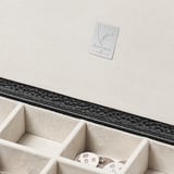 Men's Cufflink Box Black Pebble
