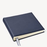12-inch Leather Photo Album Navy Pebble