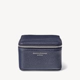 Travel Watch & Ring Box Navy Pebble