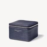 Travel Watch & Ring Box Navy Pebble