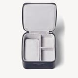 Travel Watch & Ring Box Navy Pebble