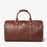 Boston Duffle Travel Bag Tobacco Pebble