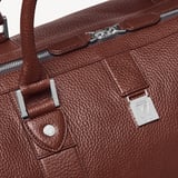 Boston Duffle Travel Bag Tobacco Pebble