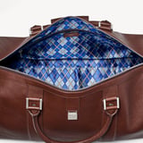 Boston Duffle Travel Bag Tobacco Pebble