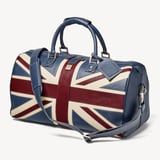 Brit Duffle Travel Bag Union Jack Pebble