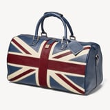 Brit Duffle Travel Bag Union Jack Pebble