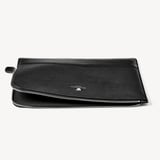 City Leather Folio Case Black Pebble