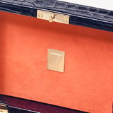 Bijou Jewellery Box Navy Velvet