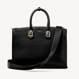 Madison Tote Black Pebble