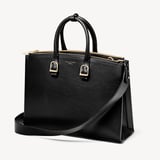 Madison Tote Black Pebble