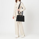 Madison Tote Black Pebble