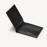 8 Card Billfold Wallet Black Pebble