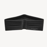 8 Card Billfold Wallet Black Pebble