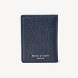 ID & Travel Card Case Navy Pebble