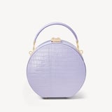 Hat Box Deep Shine English Lavender Small Croc