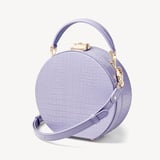 Hat Box Deep Shine English Lavender Small Croc