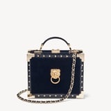 Trunk Signature Lion's Head & Black Velvet with Studs