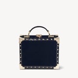 Trunk Signature Lion's Head & Black Velvet with Studs