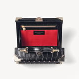 Trunk Signature Lion's Head & Black Velvet with Studs