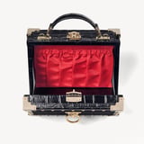 Trunk Signature Lion's Head & Black Velvet with Studs