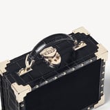 Trunk Signature Lion's Head & Black Velvet with Studs