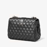 Lottie Black Quilted Kaviar