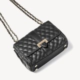 Lottie Black Quilted Kaviar