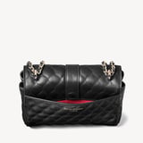 Lottie Black Quilted Kaviar