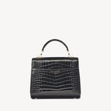 Midi Mayfair® Black Patent Croc