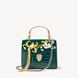 Midi Mayfair® Evergreen Velvet & Patent Croc