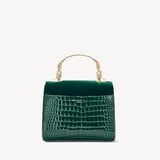 Midi Mayfair® Evergreen Velvet & Patent Croc