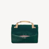 Midi Mayfair® Evergreen Velvet & Patent Croc