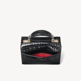 Mini Mayfair® Black Patent Croc
