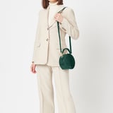 Hat Box Evergreen Patent Croc
