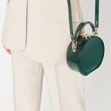 Hat Box Evergreen Patent Croc