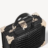 Trunk Black Patent Croc