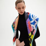 Aspinal x Kojo Marfo Silk Scarf Object Of Worship 