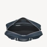 Mount Street Laptop Briefcase  Navy Saffiano