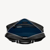 Mount Street Laptop Briefcase Black Saffiano