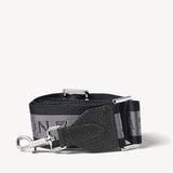 Webbing Bag Strap Black Pebble with Aspinal Signature Jacquard