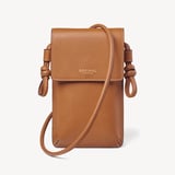 Ella Crossbody Phone Pouch Smooth Tan