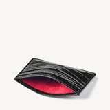 Slim Credit Card Holder Black Patent Croc